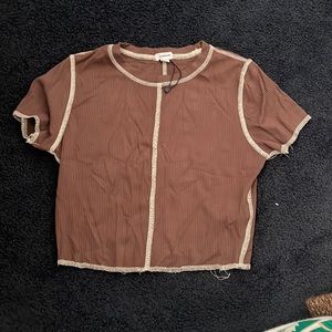 Brown Garage Tshirt Size S